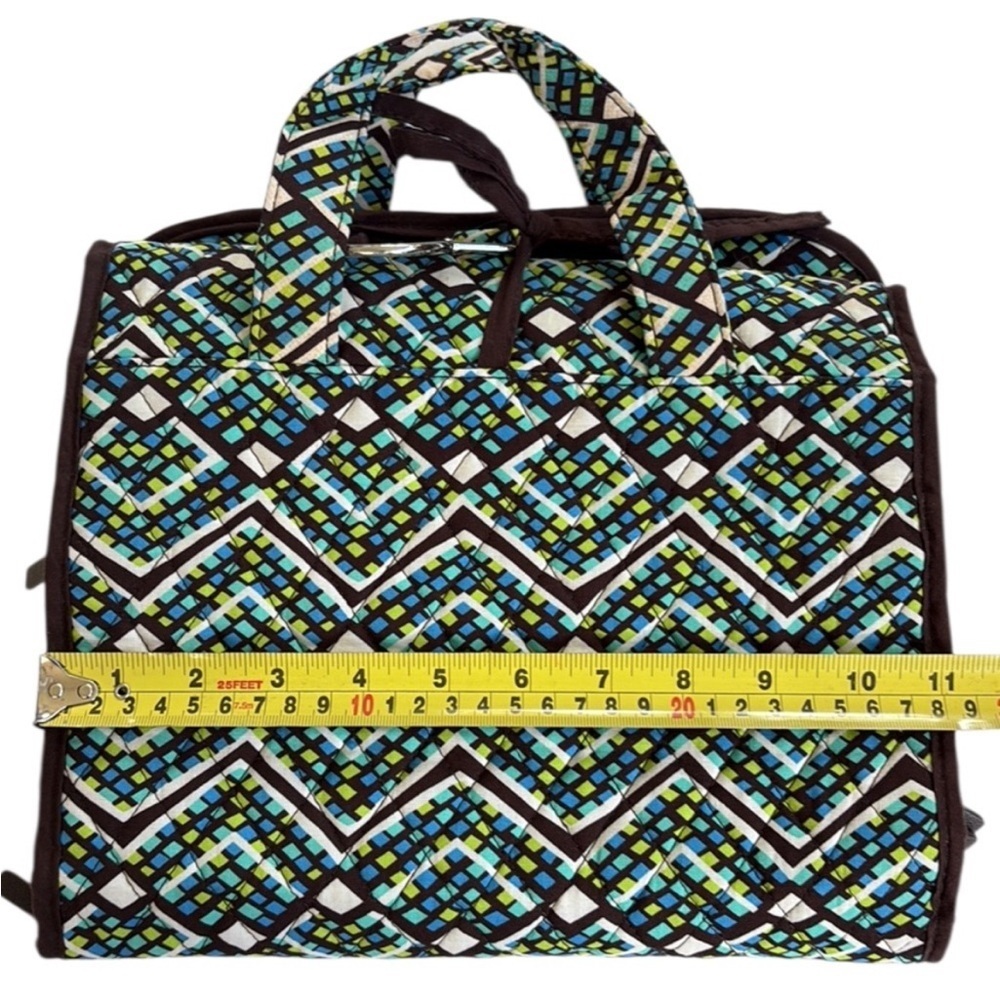 NWT Vera Bradley Hanging Organizer Rain Forest Pattern Jewelry MakeUp Travel Kit - Picture 5 of 11